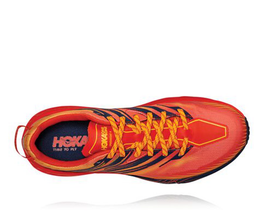 Zapatillas Trail Hoka One One Hombre - Speedgoat 4 Gore-Tex - Rojas - QDA840176